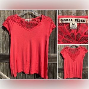 5 for $25 😍 Moral Fiber Medium shirt ❤️